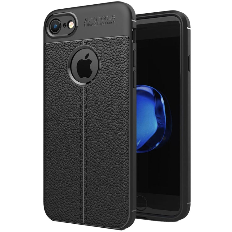 Custodia TPU per iPhone 8 e 7 con Texture Litchi