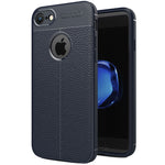 Custodia TPU con Texture Litchi per iPhone 8 e 7