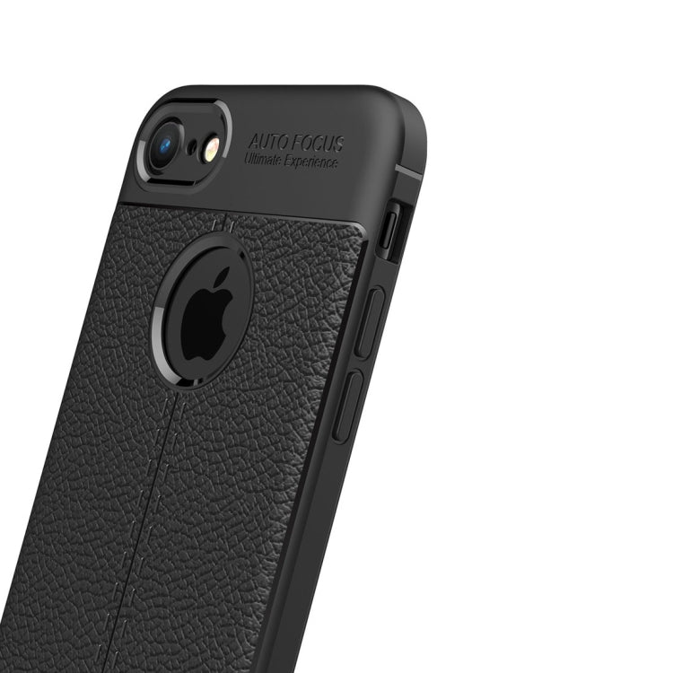 Custodia TPU con Texture Litchi per iPhone 8 e 7