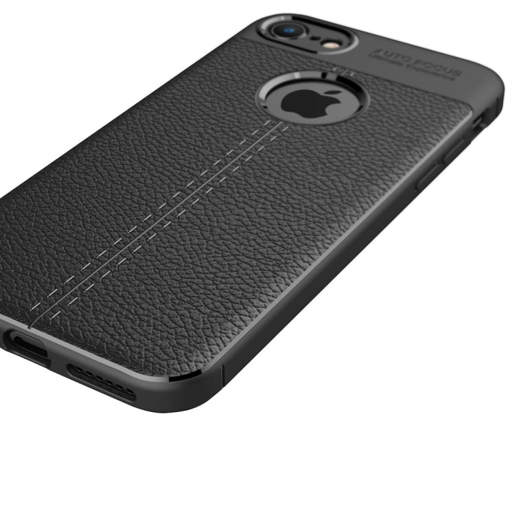 Custodia TPU con Texture Litchi per iPhone 8 e 7