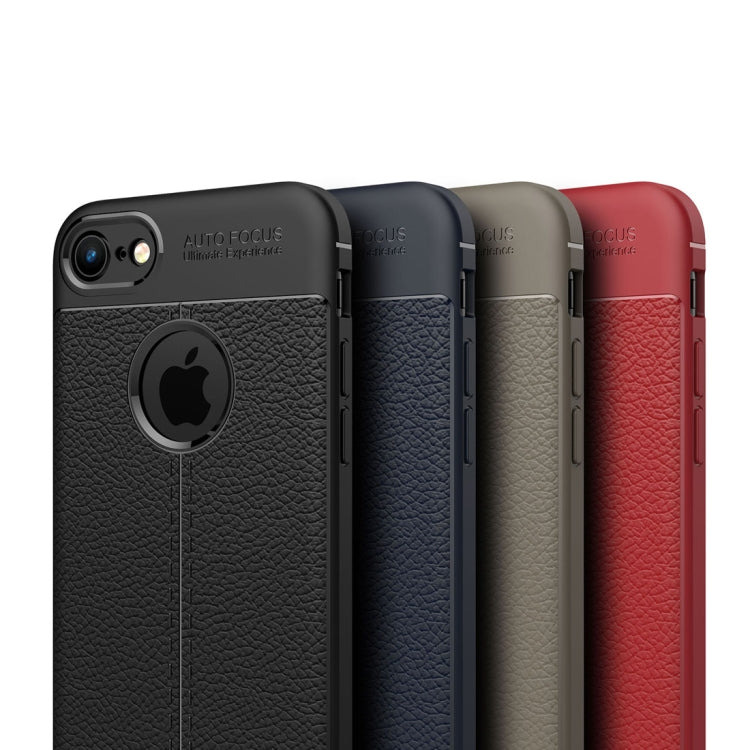 Custodia TPU con Texture Litchi per iPhone 8 e 7