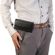Custodia in pelle universale per smartphone 4,8"