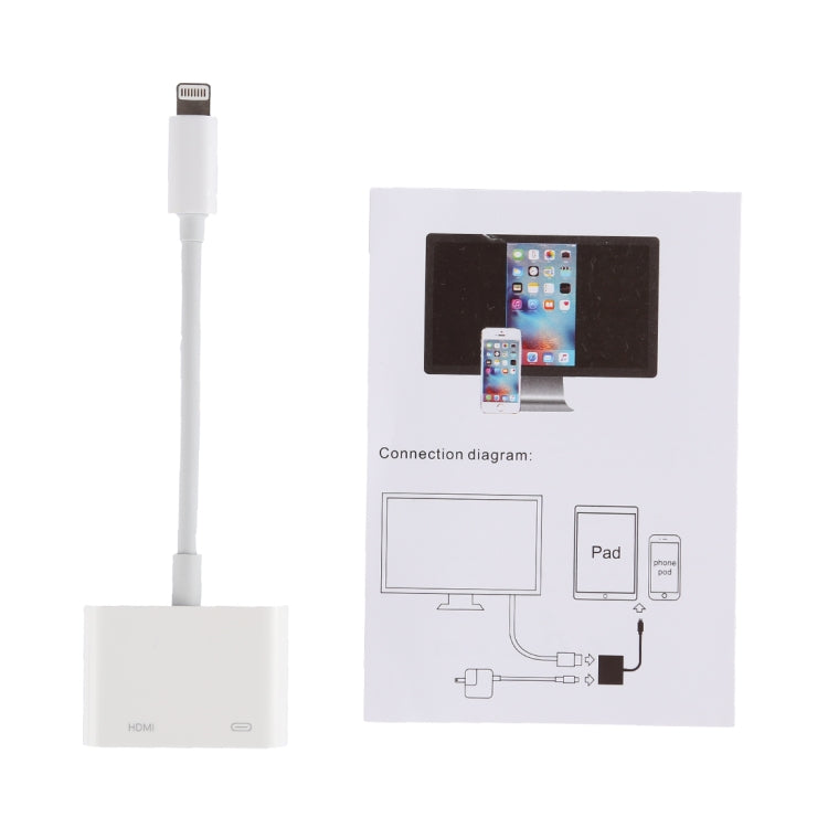 Adattatore digitale AV 8 pin a HDMI per dispositivi compatibili
