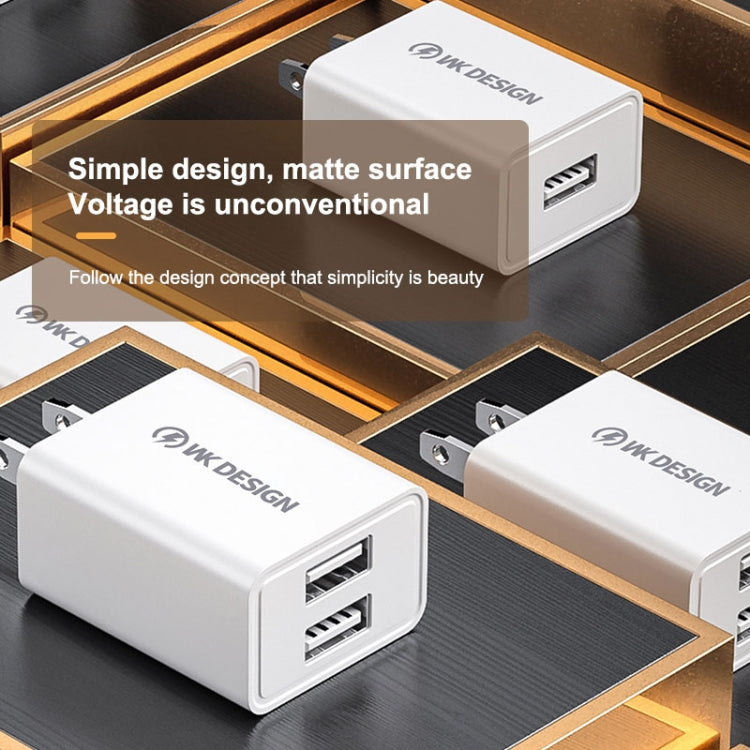 Adattatore di alimentazione da viaggio USB 10W con doppia porta