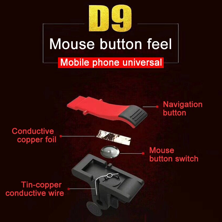 Maniglie da gioco D9 per smartphone 11,4-16,5 cm