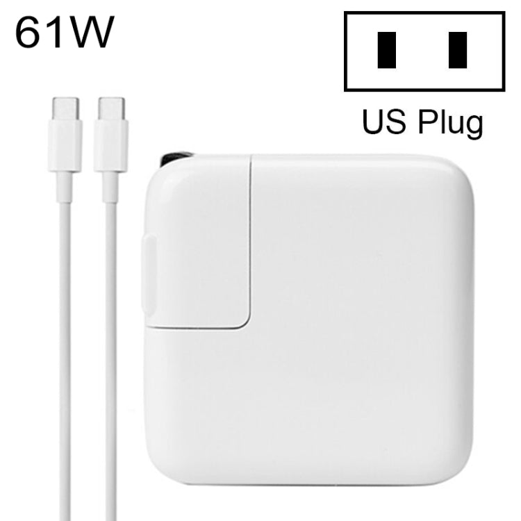 Adattatore alimentazione 61W Type-C con cavo 1,8m US Plug