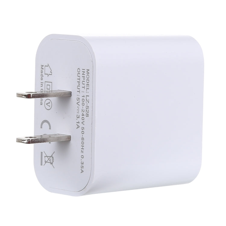Caricatore da viaggio rapido 3 porte USB 3.1A
