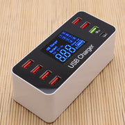 Caricatore intelligente A9+ con 8 porte USB