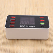 Caricatore intelligente A9+ con 8 porte USB