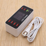 Caricatore intelligente A9+ con 8 porte USB