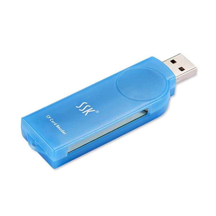 SSK SCRS028 Lettore di schede esterne con interfaccia USB 2.0, supporta schede CF/MD