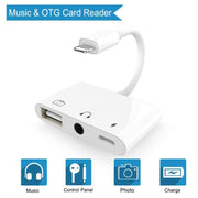 Adattatore multifunzione 3 in 1 per iPhone