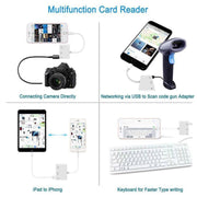 Adattatore multifunzione 3 in 1 per iPhone