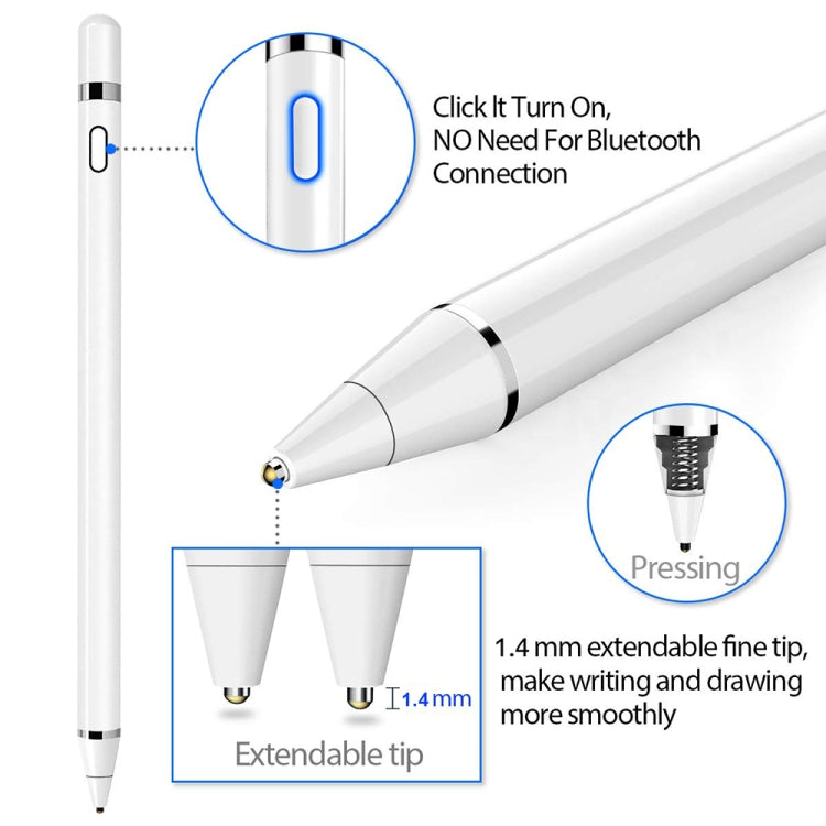Penna stilo con pennino 1,4 mm per iPad e Galaxy