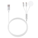 Cavo ricarica magnetico 3 in 1 per iPhone e Apple Watch