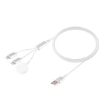 Cavo ricarica magnetico 3 in 1 per iPhone e Apple Watch