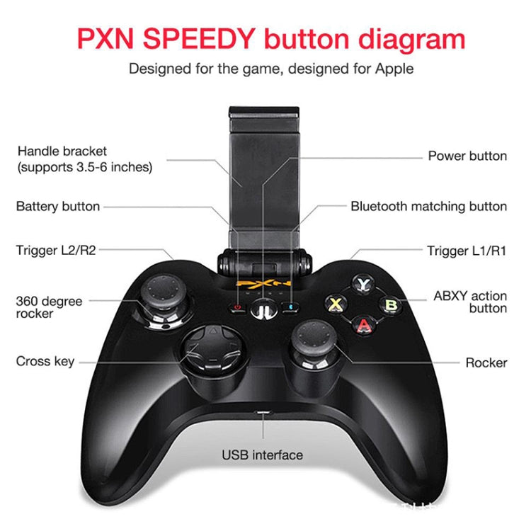 Controller Bluetooth PXN-6603 per iPhone MFi