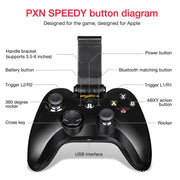 Controller Bluetooth MFI PXN-6603 per iPhone