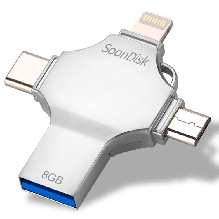 Chiavetta USB 3.0 4 in 1 - 8 GB