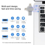 Unità Flash USB 3.0 64GB 4 in 1 con OTG