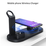 Caricatore wireless 5 in 1 per smartphone e accessori