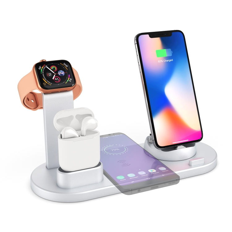 Caricatore wireless 5 in 1 per smartphone e accessori