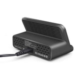 Caricabatterie USB QC 3.0 7 in 1 con supporto smartphone
