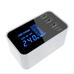 Caricabatterie 20W 3 porte USB e USB-C con display LED