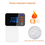 Caricabatterie USB 40W QC 3.0 con display LED