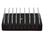 Caricabatterie intelligente X6 96W 8 porte USB con staffa
