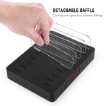 Caricabatterie intelligente X6 96W 8 porte USB con staffa