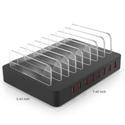 Caricabatterie intelligente X6 96W 8 porte USB