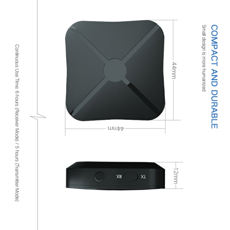 Adattatore per ricevitore e trasmettitore Bluetooth 4.2 audio wireless 2 in 1 KN319, KN319