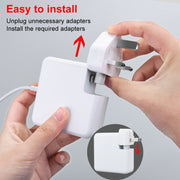 Caricabatterie da viaggio USB 10W con adattatore UK