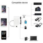 Adattatore USB 8 pin per fotocamere compatibile iOS