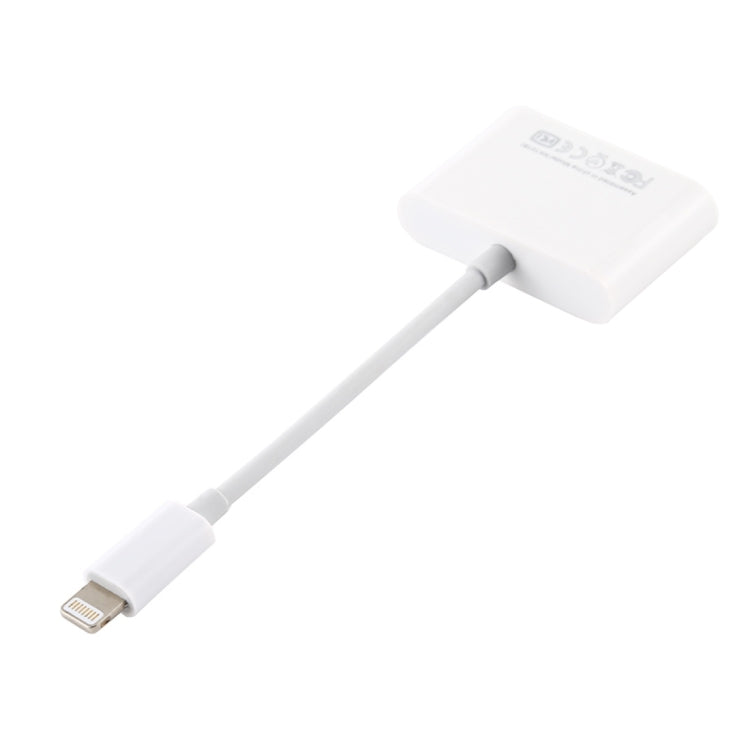 Adattatore per lettore di fotocamere NK101 da 8 pin a USB, compatibile con i sistemi IOS 9.1 e versioni successive, NK101