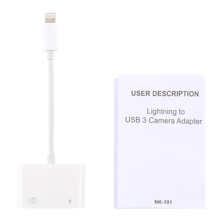 Adattatore per lettore di fotocamere NK101 da 8 pin a USB, compatibile con i sistemi IOS 9.1 e versioni successive, NK101