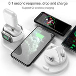 Caricabatterie Wireless Qi 10W 6 in 1 per smartphone