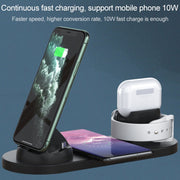 Supporto Caricabatterie Wireless Qi 10W 6 in 1