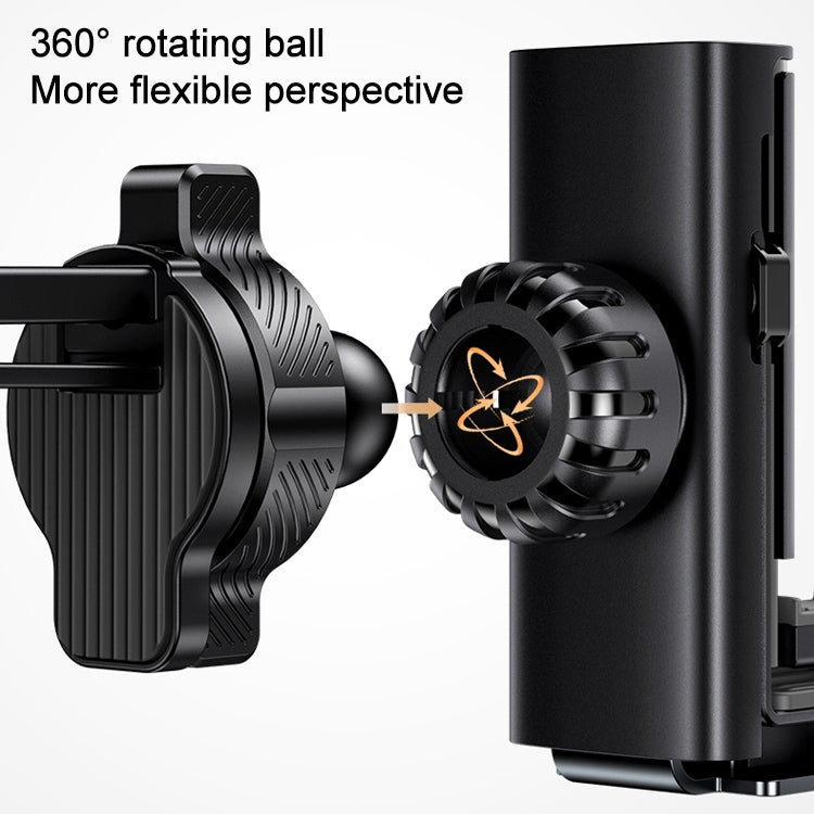 USAMS US-ZJ058 Supporto da auto a gravità retrattile per smartphone da 4,7 - 7 pollici, ZJ058