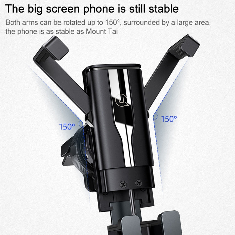 USAMS US-ZJ058 Supporto da auto a gravità retrattile per smartphone da 4,7 - 7 pollici, ZJ058