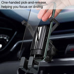 USAMS US-ZJ058 Supporto da auto a gravità retrattile per smartphone da 4,7 - 7 pollici, ZJ058
