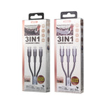 Cavo ricarica REMAX RC-070TH 3 in 1 1,2 m