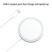 Caricabatterie wireless Magsafe 15W rotondo