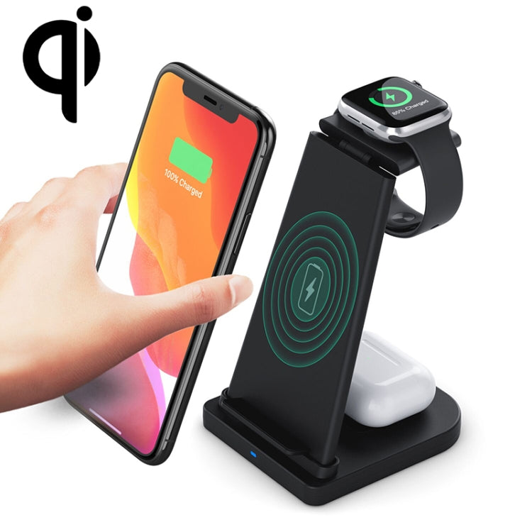 Caricabatterie wireless pieghevole 3 in 1