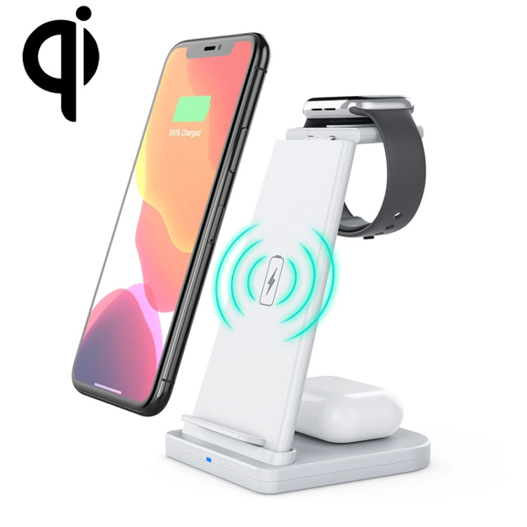 Caricabatterie wireless pieghevole 3 in 1 per iPhone e Apple Watc