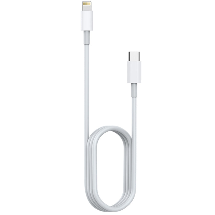 Cavo dati di ricarica rapida AWEI CL-68 3A Type-C / USB-C a 8 pin PD, lunghezza: 1 m