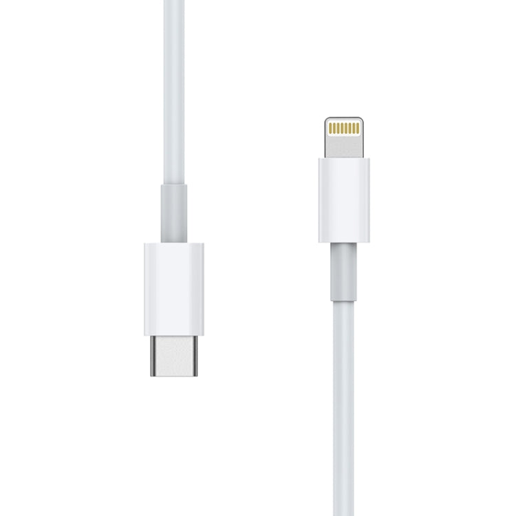 Cavo dati di ricarica rapida AWEI CL-68 3A Type-C / USB-C a 8 pin PD, lunghezza: 1 m