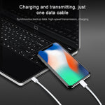 Cavo dati di ricarica rapida AWEI CL-68 3A Type-C / USB-C a 8 pin PD, lunghezza: 1 m