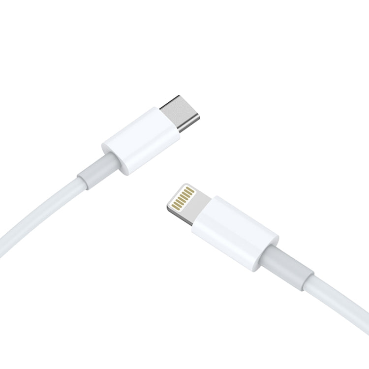 Cavo dati di ricarica rapida AWEI CL-68 3A Type-C / USB-C a 8 pin PD, lunghezza: 1 m